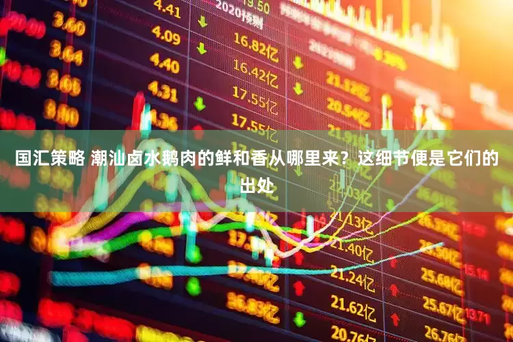 国汇策略 潮汕卤水鹅肉的鲜和香从哪里来？这细节便是它们的出处